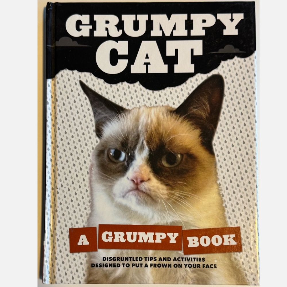 Grumpy Cat: A Grumpy Book - Hardcover - Dry Humour Book for Cat Lovers Meme Fans